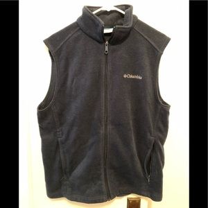 Navy Men’s Columbia Fleece Vest